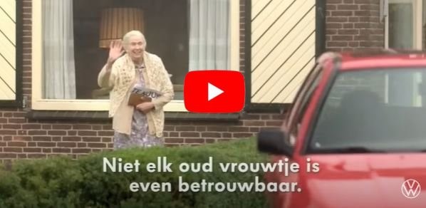 Volkswagen Commercial: oud vrouwtje