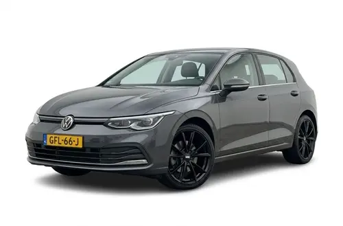 Zwarte Volkswagen Golf marge auto