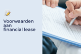 Voorwaarden aan financial lease