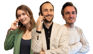 lease adviseurs aan het bellen